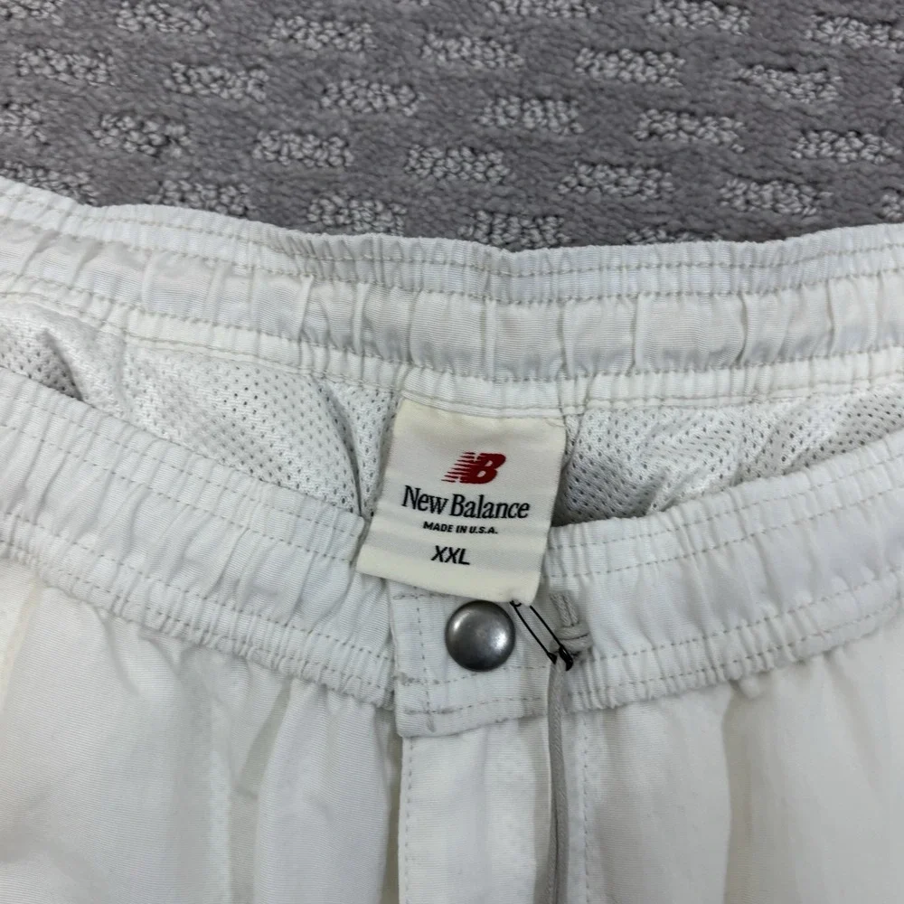 New Balance Men's Sz XXL 2XL Made In USA Pants Nylon Sea Salt Polyester Lined